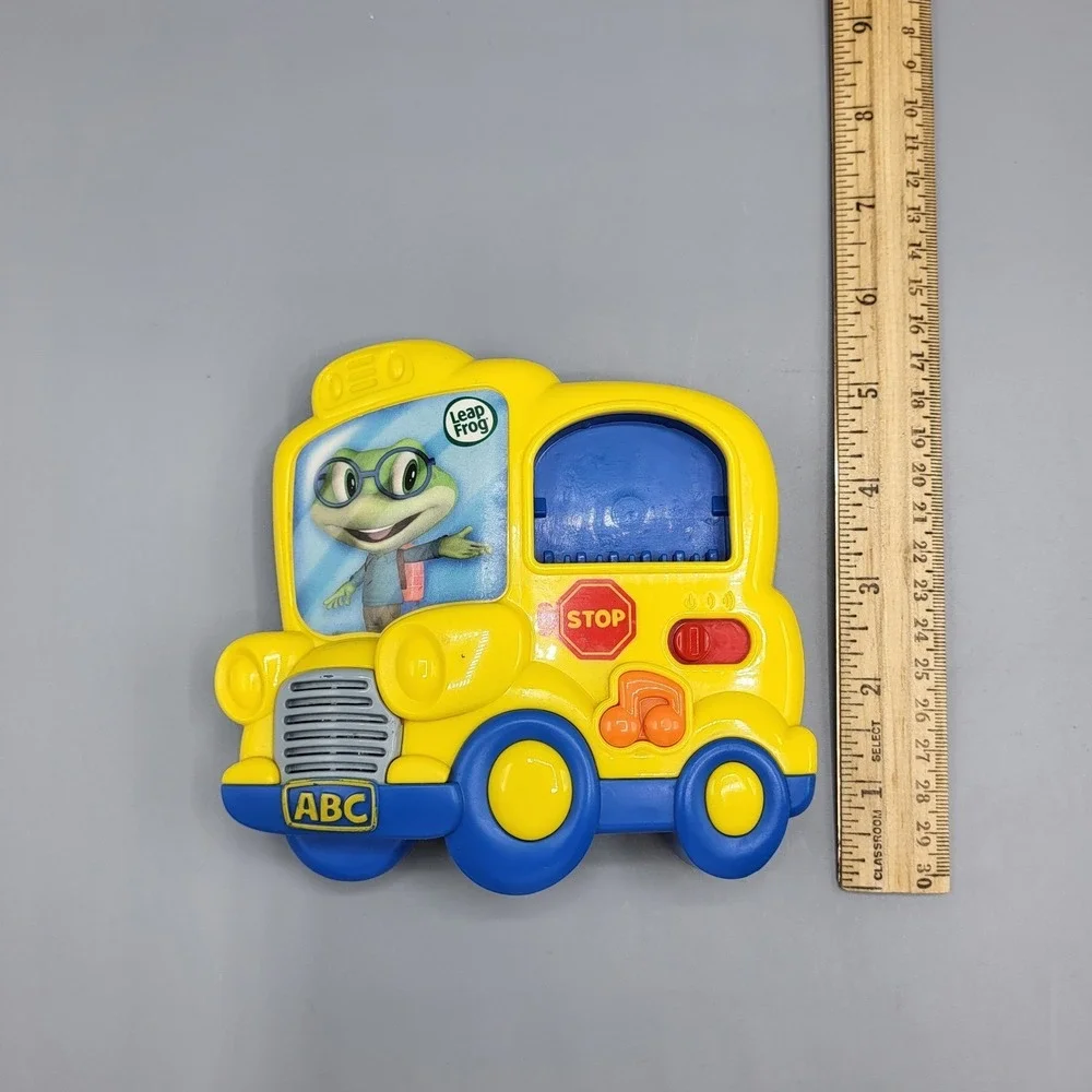 LeapFrog Fridge Phonics Magnetic Letter Set Toddler Alphabet Bus Toy Yellow